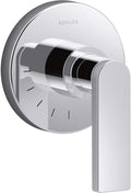 KOHLER K-T73135-4-CP Composed Volume Control Valve Trim with Lever Handle, Valve Not Included, Polished Chrome