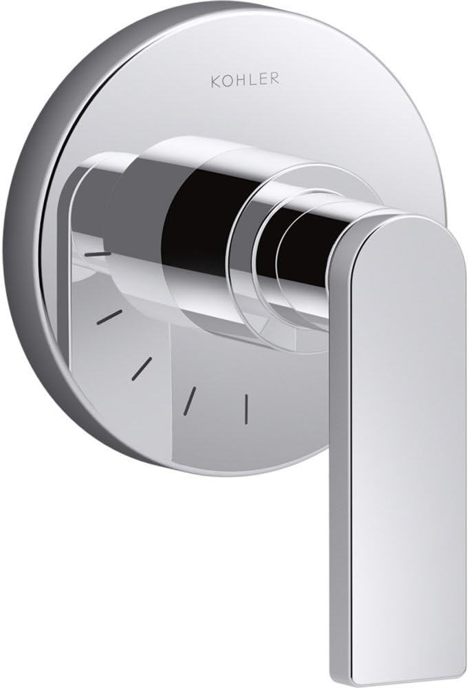 KOHLER K-T73135-4-CP Composed Volume Control Valve Trim with Lever Handle, Valve Not Included, Polished Chrome