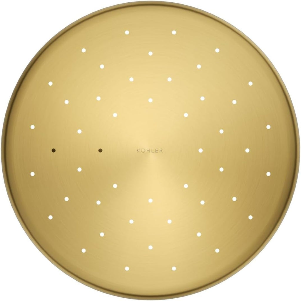 Kohler 26301-2MB Statement® Open Rain iconic single-function rainhead,' 2.5 gpm, Vibrant Brushed Moderne Brass