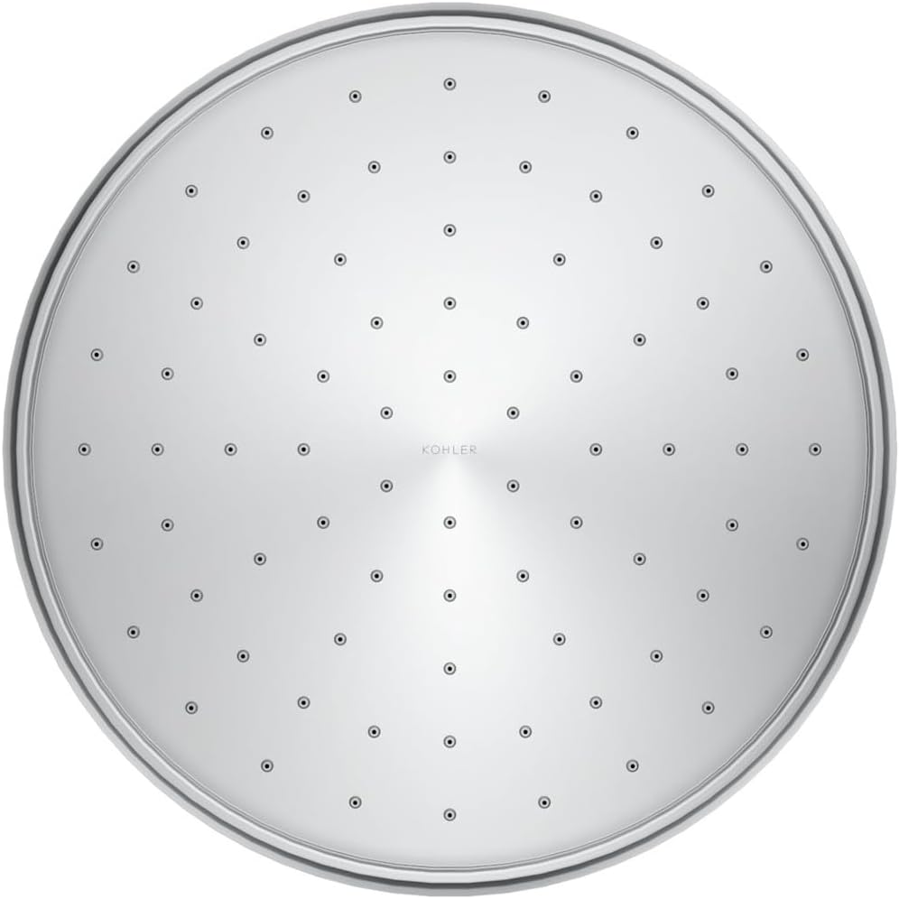 Kohler 13693-G-BN Traditional 10' single-function rainhead, 1.75 gpm, Vibrant Brushed Nickel