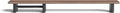 Raico Desk Cockpit Shelf Monitor Stand System Dual Screen Setup Wood Large Desk Accessory Organizer Unit (Walnut, Full Length v2 | 45.7 Inches)