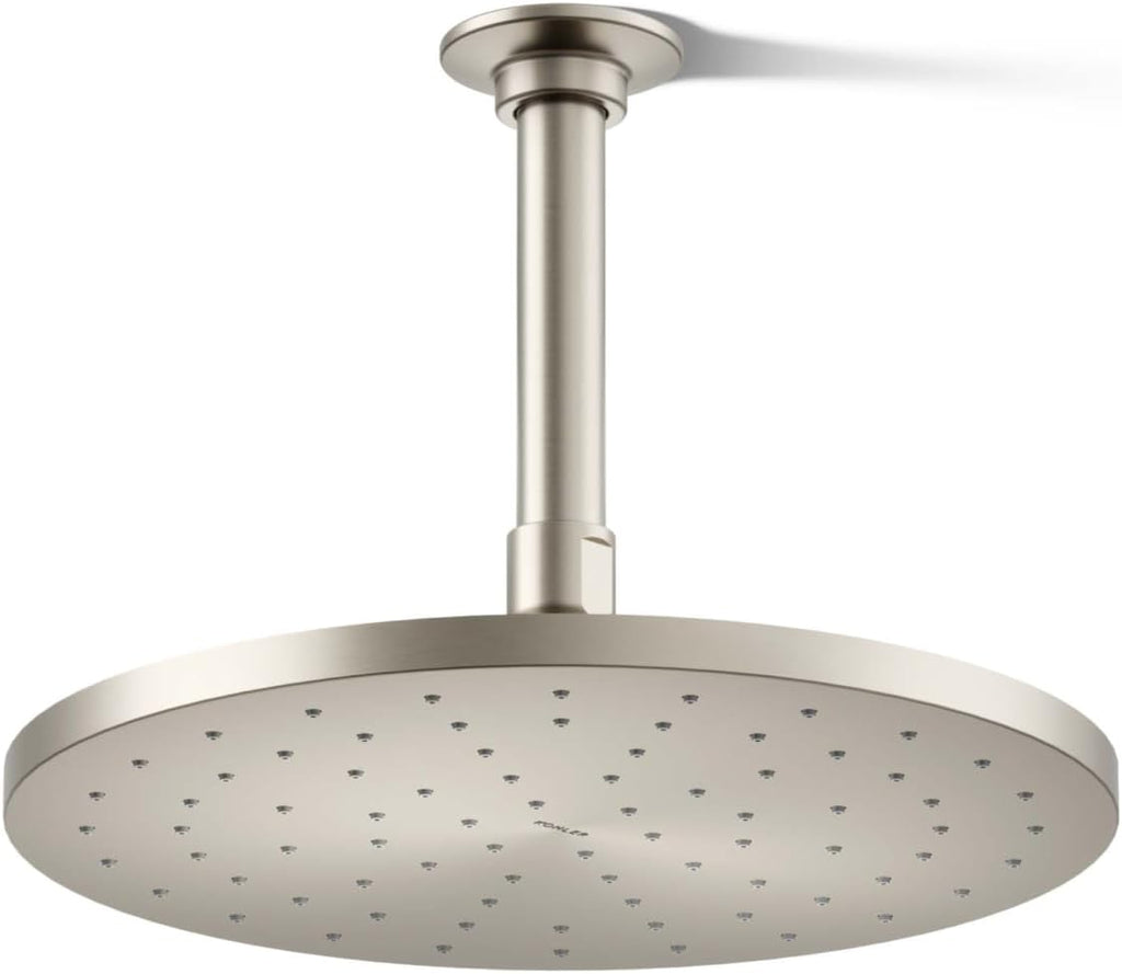 Kohler 13689-G-BN Contemporary Round 10' single-function rainhead, 1.75 gpm, Vibrant Brushed Nickel