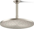 Kohler 13689-G-BN Contemporary Round 10' single-function rainhead, 1.75 gpm, Vibrant Brushed Nickel