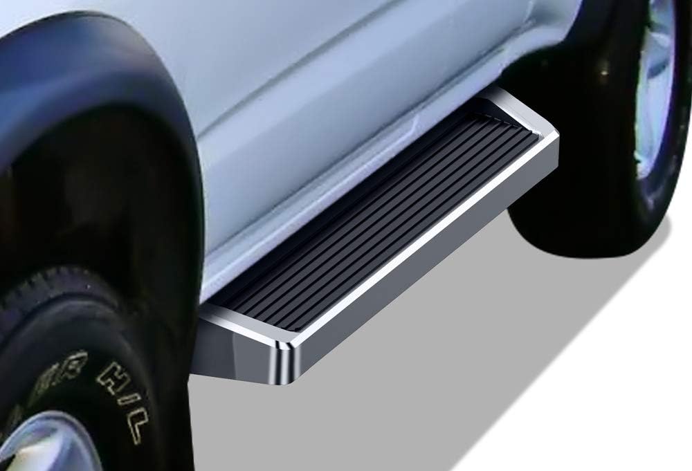 APS Running Boards Style Compatible with Toyota Tacoma 1995-2004 Extended Xtra Cab (4WD or Prerunner 2WD 4WD) (Nerf Bars Side Steps Side Bars)