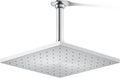 Kohler 13696-CP Contemporary Square 10' single-function rainhead, 2.5 gpm, Polished Chrome