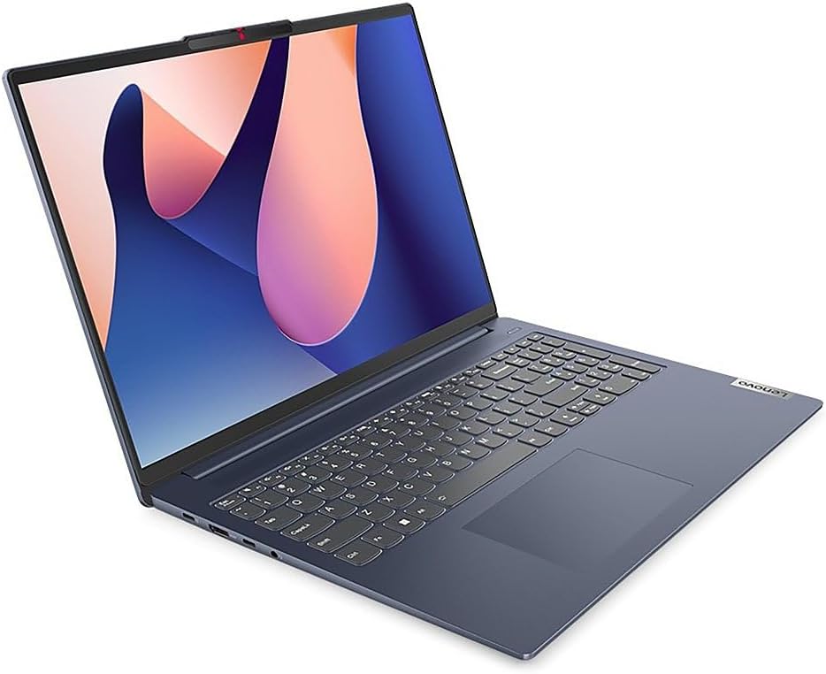 Lenovo IdeaPad Slim 5 82XF Personal Laptop - 16' 1920x1200 Touchscreen 60Hz - 10-Core Intel i7-1355U - 16GB RAM 1TB SSD - Intel Iris Xe Graphics - Fingerprint - 1080p FHD Camera - W10P - Abyss Blue