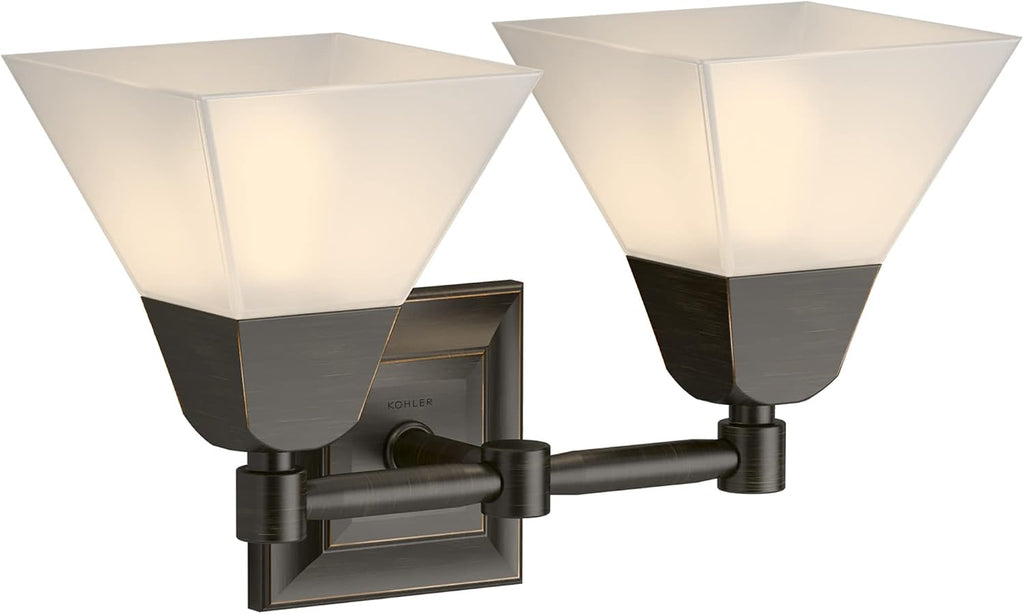 Kohler 2-Light Vanity - Brushed Nickel Memoirs