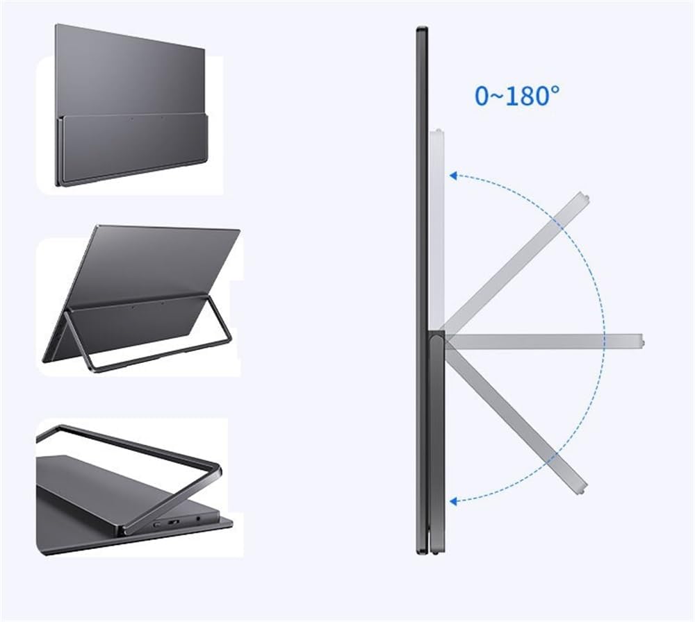 Flicker Free 2.5K 16-inch 120Hz Portable Display for Laptops, Mobile Phones, and Extended Secondary Screens with Speakers