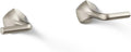 KOHLER T27013-4-BN Occasion Wall-Mount Bathroom Sink Faucet Lever Handle Trim in Vibrant Brushed Nickel