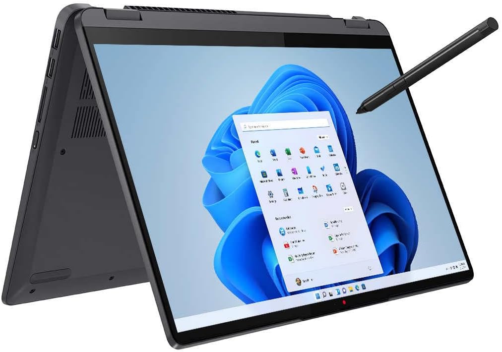 Lenovo IdeaPad Flex 5 Multimedia Laptop - 14' 2880x1800 Touchscreen 60Hz - 10-Core Intel i7-1255U - 16GB RAM 1TB SSD - Thunderbolt 4 - Wi-Fi 6 - Fingerprint - 1080p FHD Camera - W11H - Storm Gray