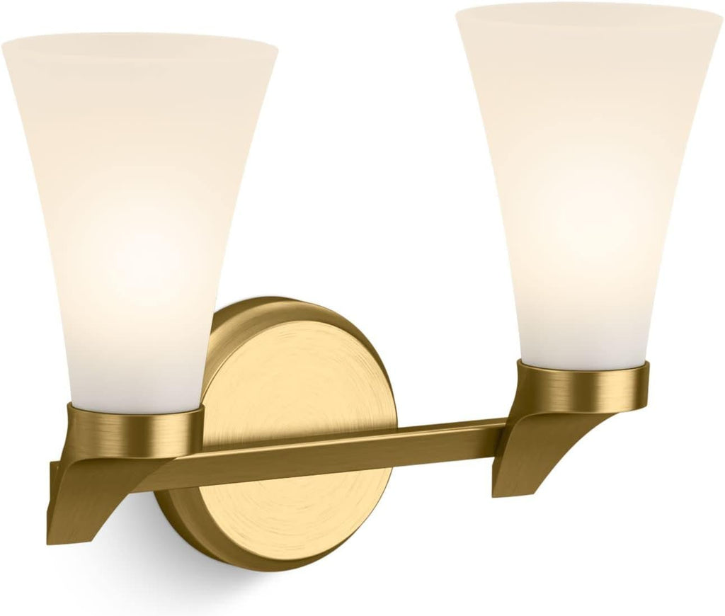 Simplice 2-Light Sconce - Brushed Nickel 26847-SC02-BNL Kohler