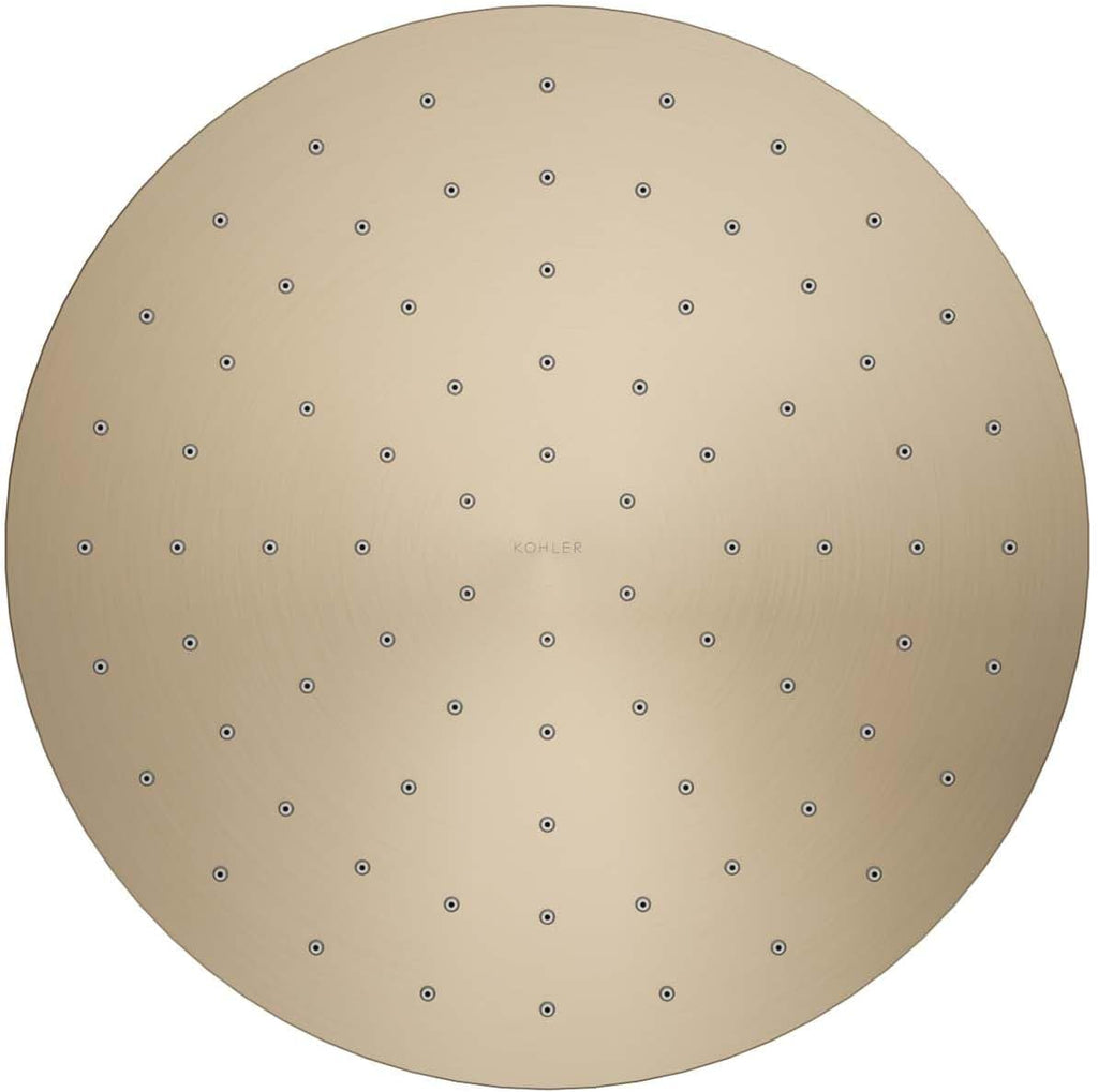 Kohler 13689-G-BV, 10 CONTEMPORARY ROUND RAIN SHWHD,1.75GPM, Vibrant Brushed Bronze