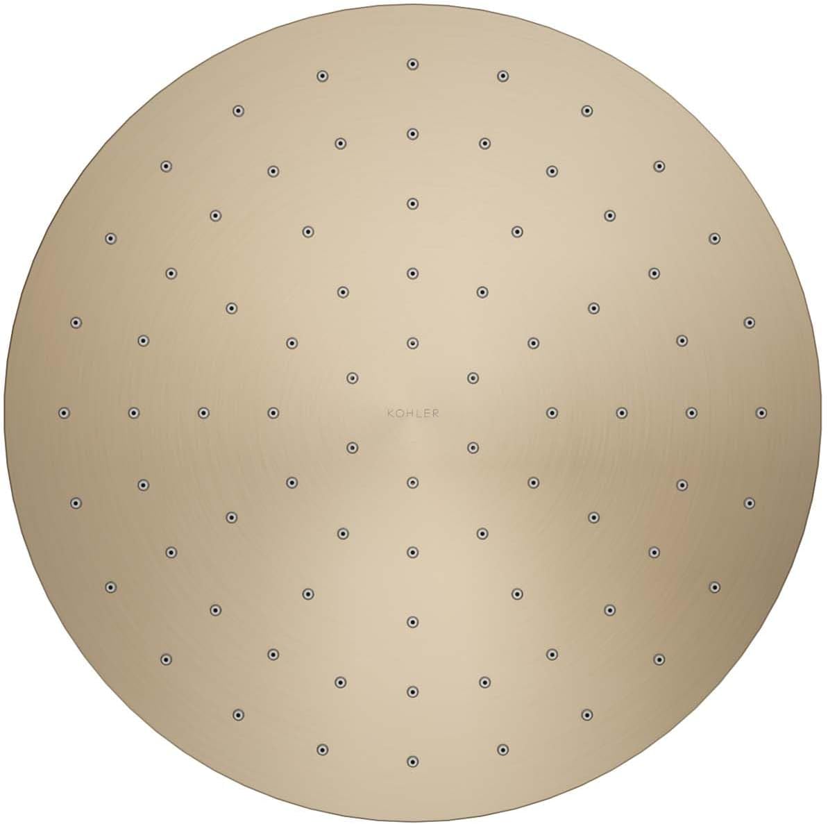 Kohler 13689-G-BV, 10 CONTEMPORARY ROUND RAIN SHWHD,1.75GPM, Vibrant Brushed Bronze