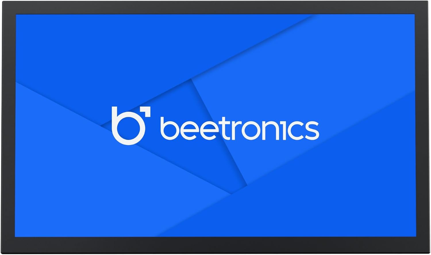 Beetronics 27-Inch Full HD IPS Monitor - Professional Industrial-Grade Display | HDMI, VGA, BNC, RCA Inputs | Durable Metal Housing, Matte Screen, 24/7 Continuous Operation, Wide Viewing Angle, 27HD7M