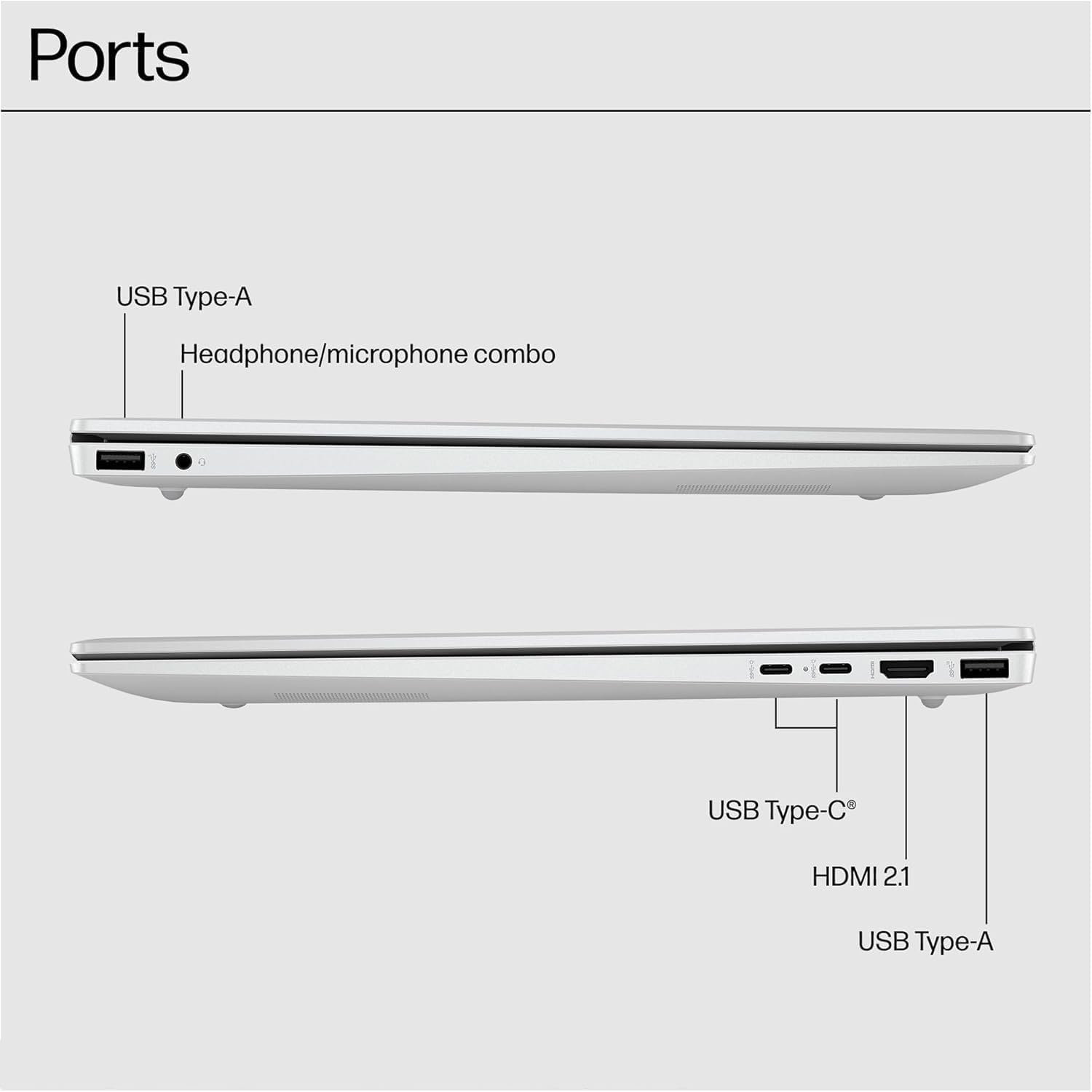 HP OmniBook 5 (Next Gen Pavilion) Copilot+ PC Laptop 16' Touchscreen 2K (1920x1200) Display, (AMD Ryzen AI 7 350 (Up to 50 Tops), 32GB LPDDR5X, 1TB SSD, Backlit KB, WiFi 6, FHD IR Webcam, W 11 Pro)