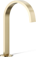 Kohler 77968-AF Components® Bathroom Sink Faucet spout with Ribbon Design, 1.2 gpm, Vibrant French Gold