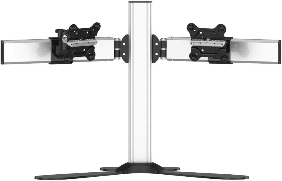 Monitor Stand for 2 Displays Side by Side Low Profile Compatible with Apple