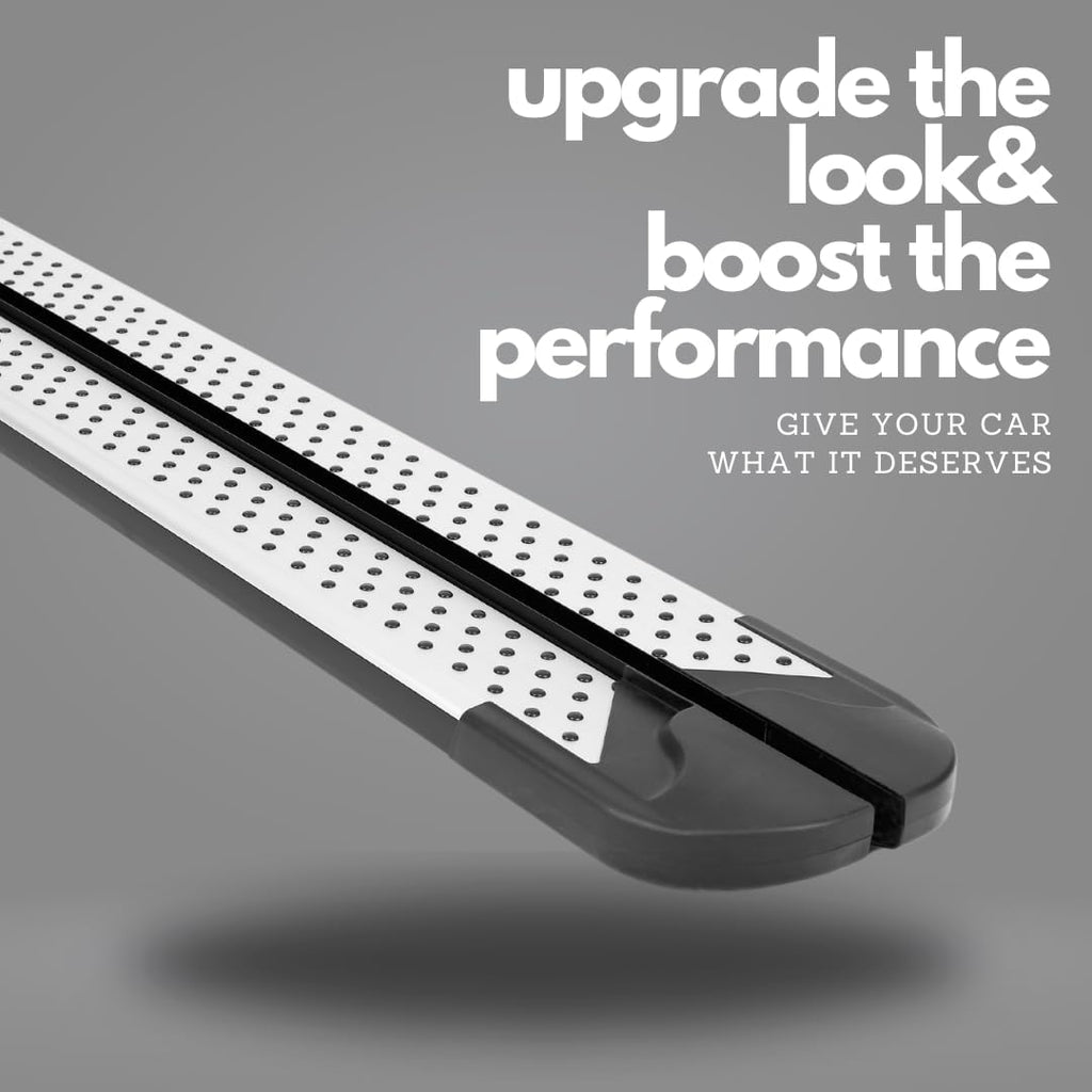 Erkul 5.2' Running Boards for Volvo XC 90 XC90 2016-2024 - 350 lb Heavy Duty Aluminum Wide Side Steps Nerf Bars, Premium Car Accessories | No-Drill Installation | Mounting Brackets Included - Silver