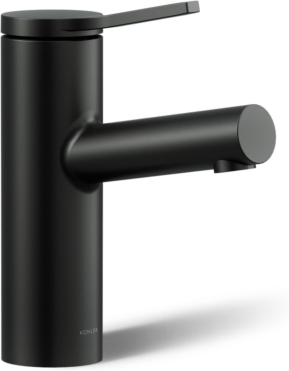 KOHLER K-35048-4K-BL Elate® Single-Handle Bathroom Sink Faucet, Bathroom Faucets, 1.0 GPM, Matte Black