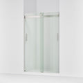 KOHLER K-706008-L-MX Levity Bypass Shower Door with Handle and 1/4-Inch Crystal Clear Glass in Matte Nickel