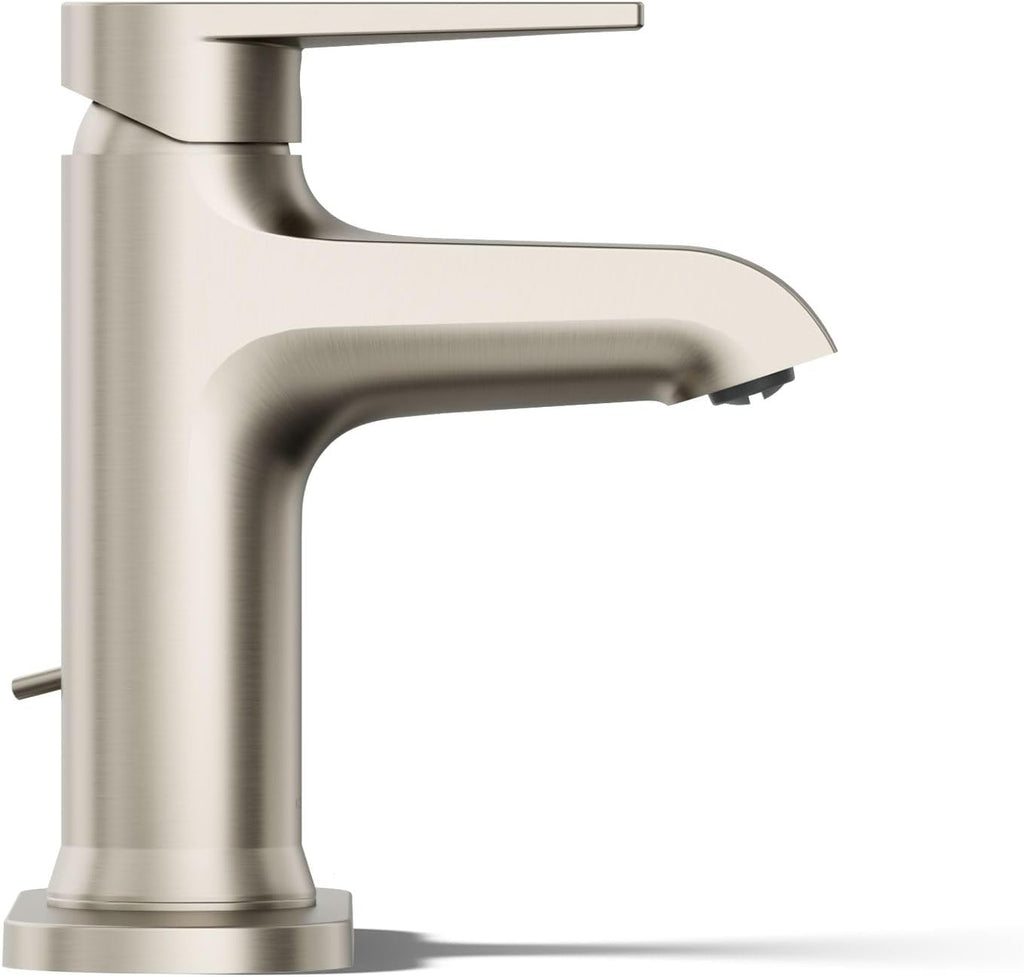 Kohler 97061-4-BN Hint® Single-Handle Bathroom Sink Faucet, 1.2 gpm, Vibrant Brushed Nickel