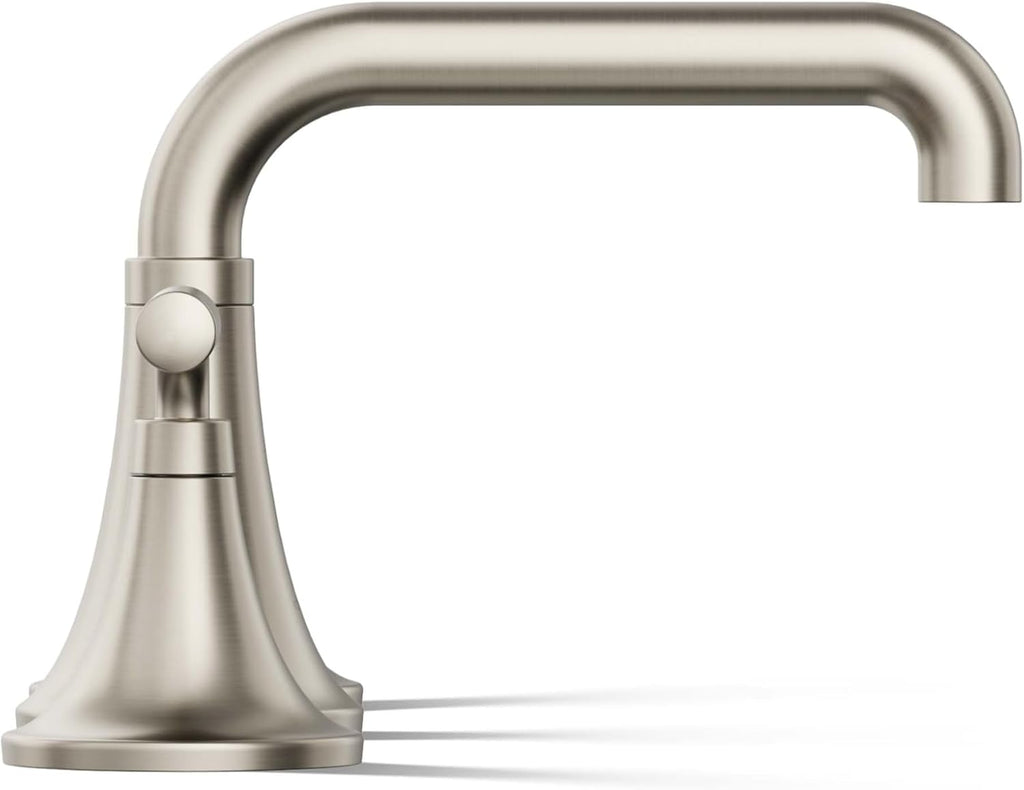 KOHLER 27416-4K-BN K-27416-4K-BN Tone Widespread Bathroom Sink Faucet, 1.0 GPM, Vibrant Brushed Nickel