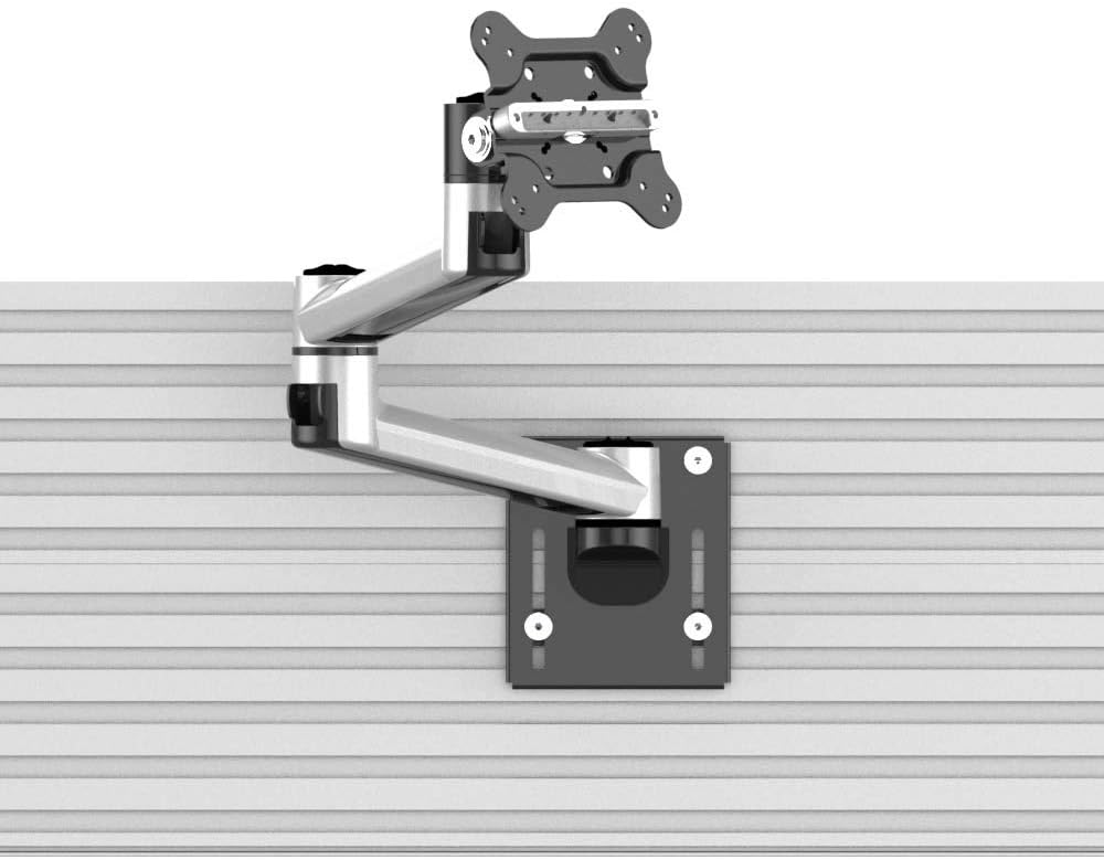Apple VESA Mount for Slatwall with Quick Release Dual Arm (BL-AS77)