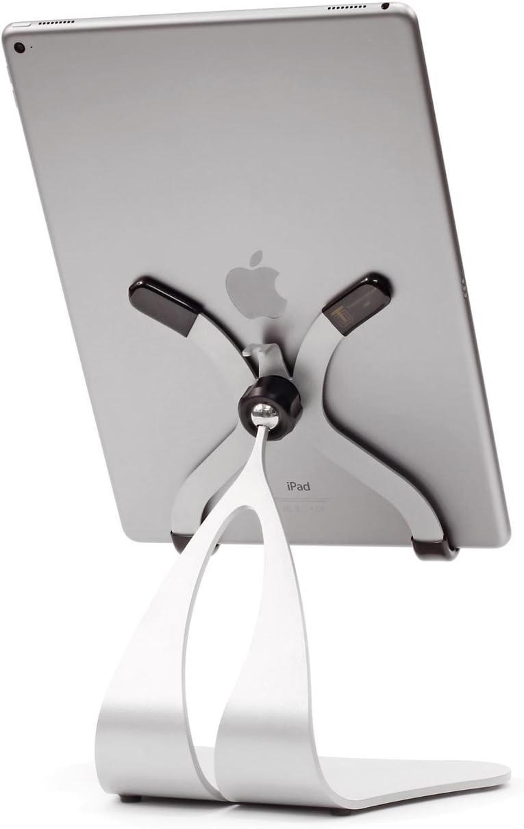 Thought Out Stabile Pro Pivoting iPad Stand - White - Made in USA - Compatible with Apple iPad