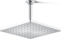 Kohler 26149-G-CP Honesty® 10' single-function rainhead, 1.75 gpm, Polished Chrome