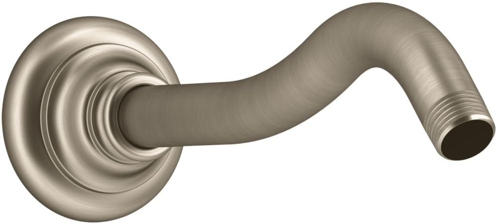 KOHLER K-72775-BV Artifacts Showerarm and Flange, Vibrant Brushed Bronze