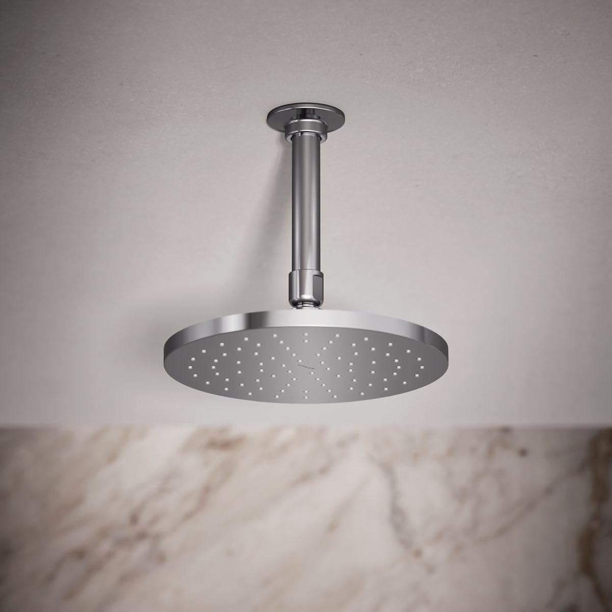 Kohler 13688-CP Contemporary Round 8' single-function rainhead, 2.5 gpm, Polished Chrome