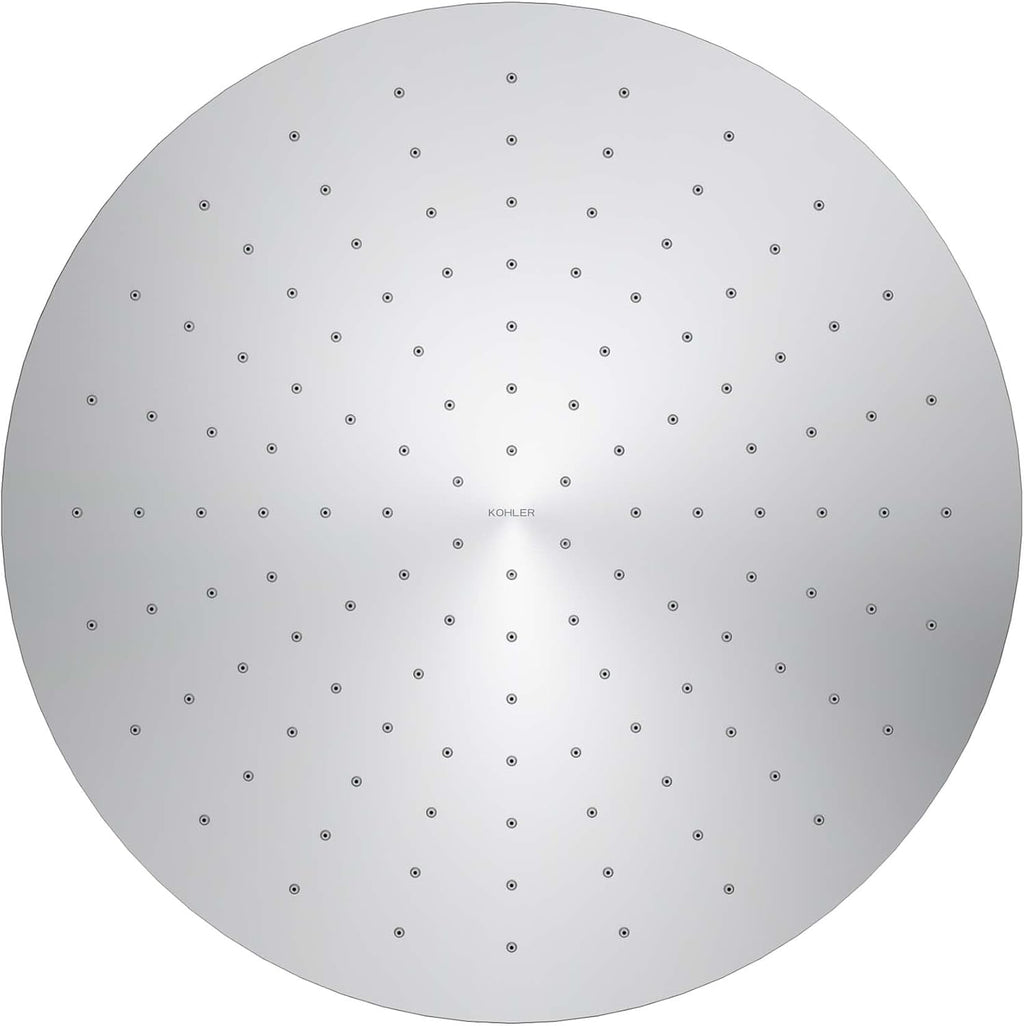 Kohler 13691-CP Contemporary Round 14' single-function rainhead, 2.5 gpm, Polished Chrome