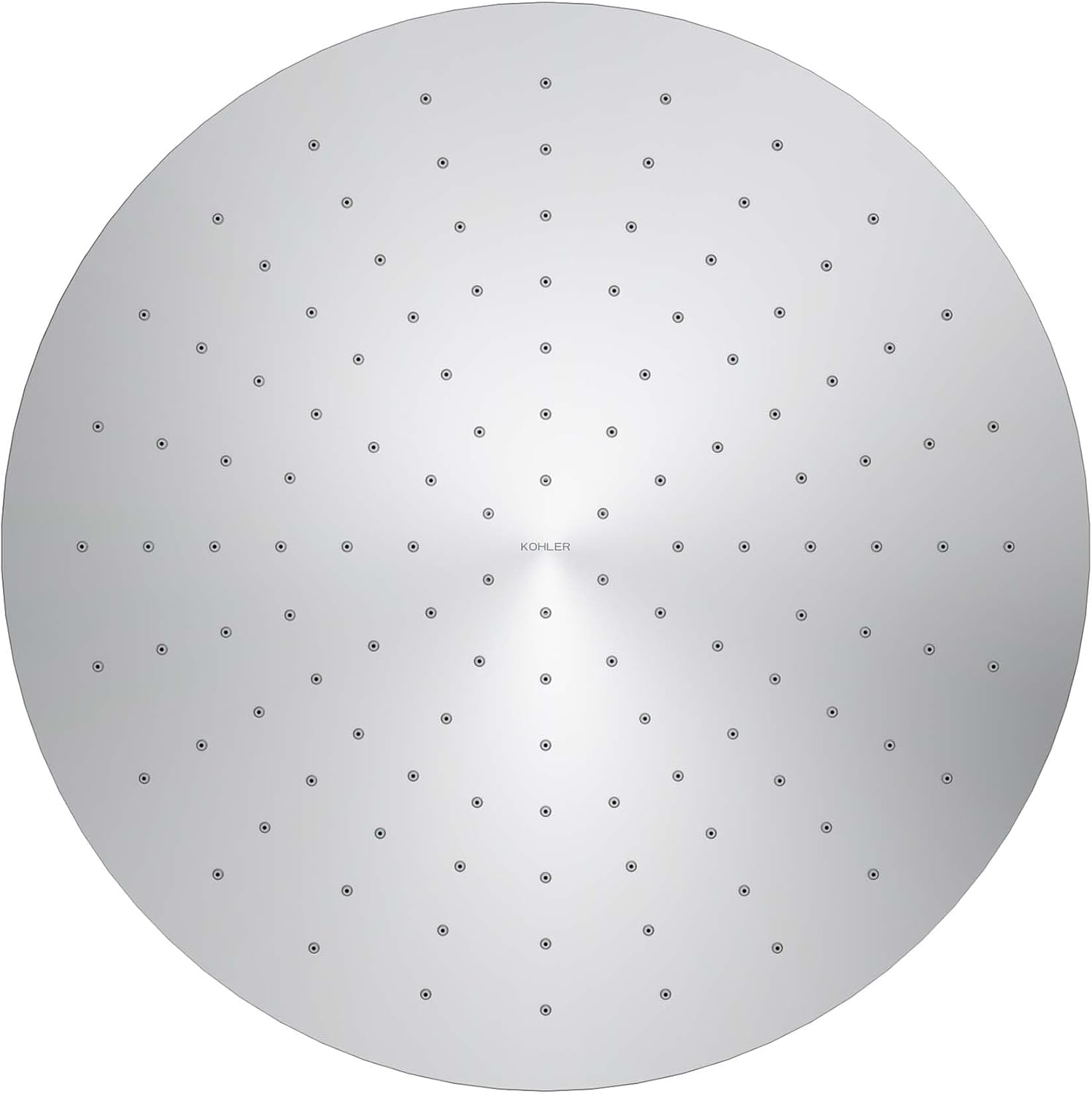Kohler 13691-CP Contemporary Round 14' single-function rainhead, 2.5 gpm, Polished Chrome