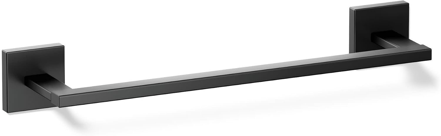 Kohler 23286-BL Square 12' Towel bar, Matte Black