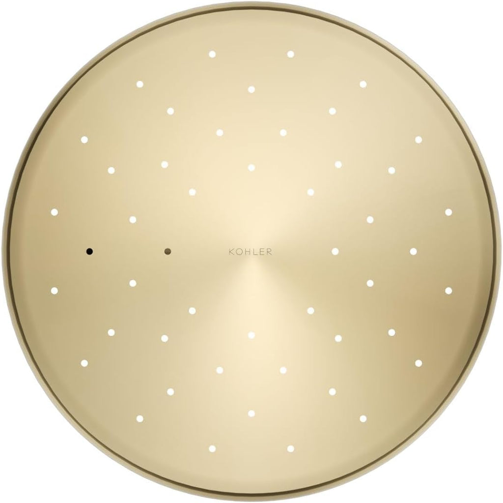 Kohler 26301-AF Statement® Open Rain iconic single-function rainhead,' 2.5 gpm, Vibrant French Gold