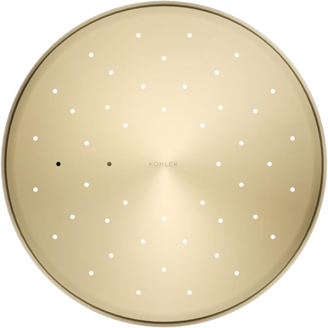 Kohler 26301-AF Statement® Open Rain iconic single-function rainhead,' 2.5 gpm, Vibrant French Gold