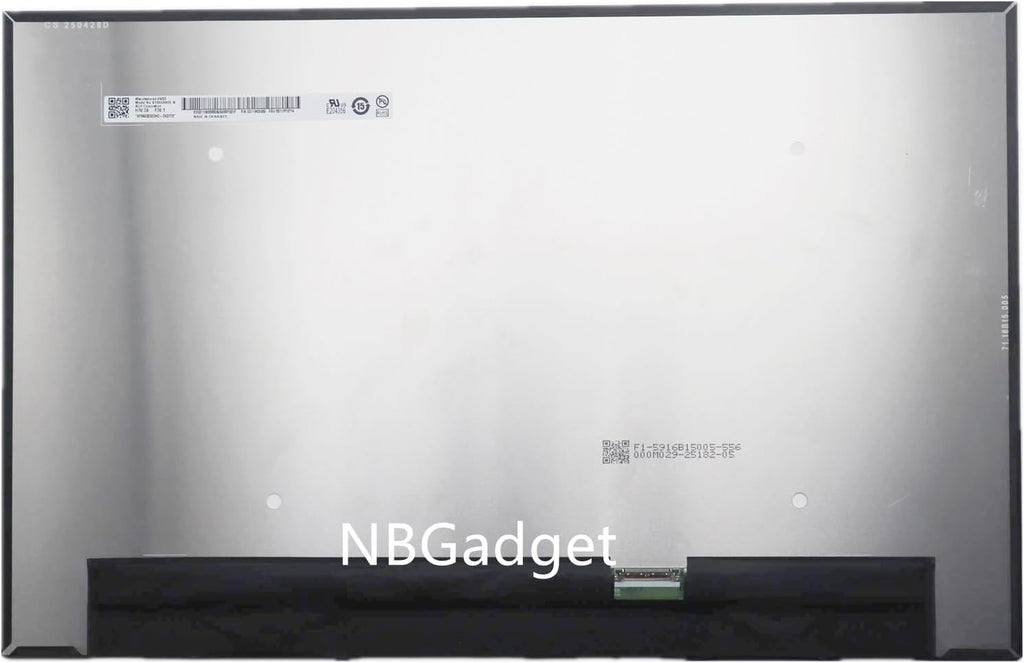 B160UAN06.N N160JCA-GT1 M160NW49 R0 16.0' WUXGA 1920x1200 LCD Non-Touch Screen Display Replacement for Laptop