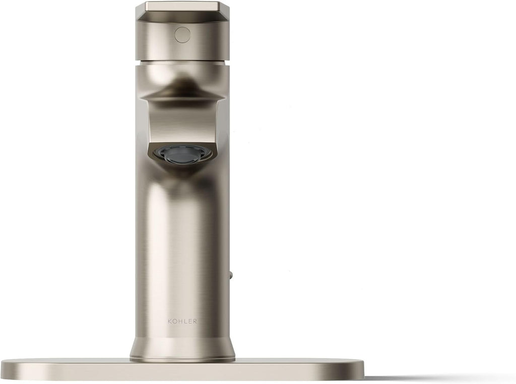 Kohler 97061-4-BN Hint® Single-Handle Bathroom Sink Faucet, 1.2 gpm, Vibrant Brushed Nickel