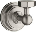 KOHLER K-13113-BN Pinstripe Robe Hook, Vibrant Brushed Nickel