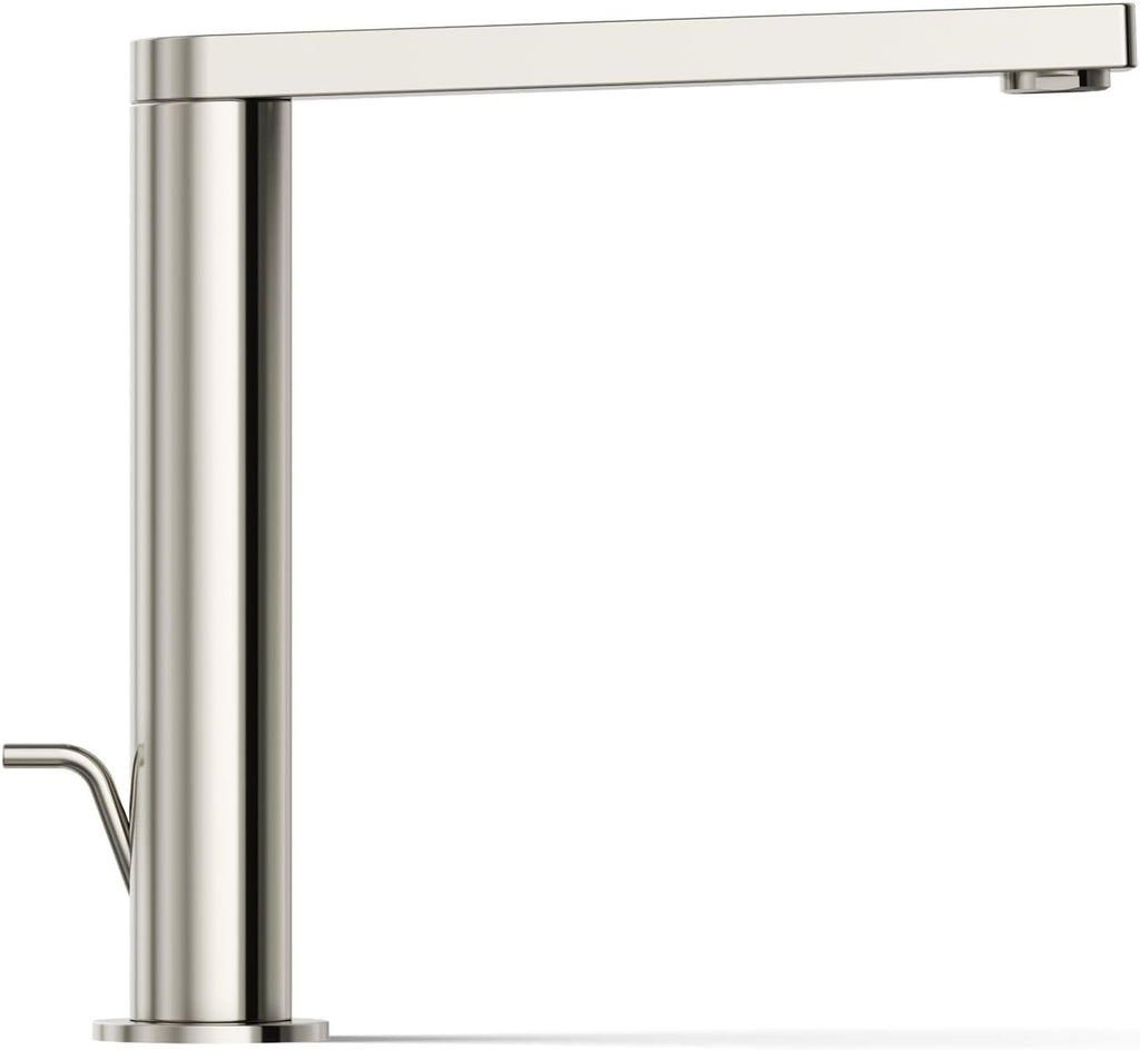 Kohler 73168-4-SN Composed® Tall Single-Handle Bathroom Sink Faucet with Lever Handle, 1.2 gpm, Vibrant Polished Nickel