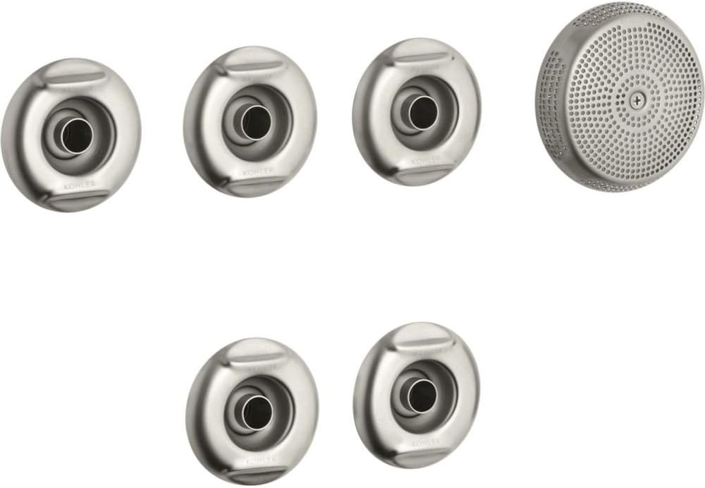 KOHLER K-9695-BN Flexjet Whirlpool Trim Kit, Vibrant Brushed Nickel