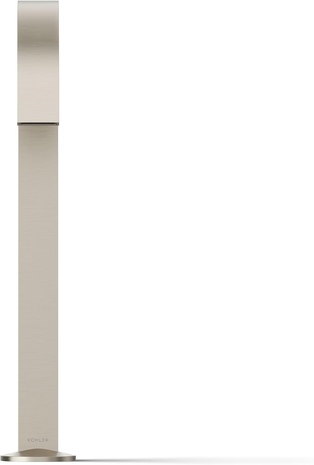 Kohler 77966-BN Components® Bathroom Sink Faucet spout with Ribbon Design, 1.2 gpm, Vibrant Brushed Nickel