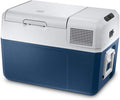 Mobicool MCF60-58 l Compressor Cooler, Blue/Grey, Cool Box 12/24 V DC / 100-240 V AC, Mini Fridge for Car, Truck, Boat, Motorhome and Power Socket