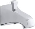 Kohler 496-V-CP Memoirs® Stately Wall-Mount Bath spout with Deco Design and Diverter, Polished Chrome