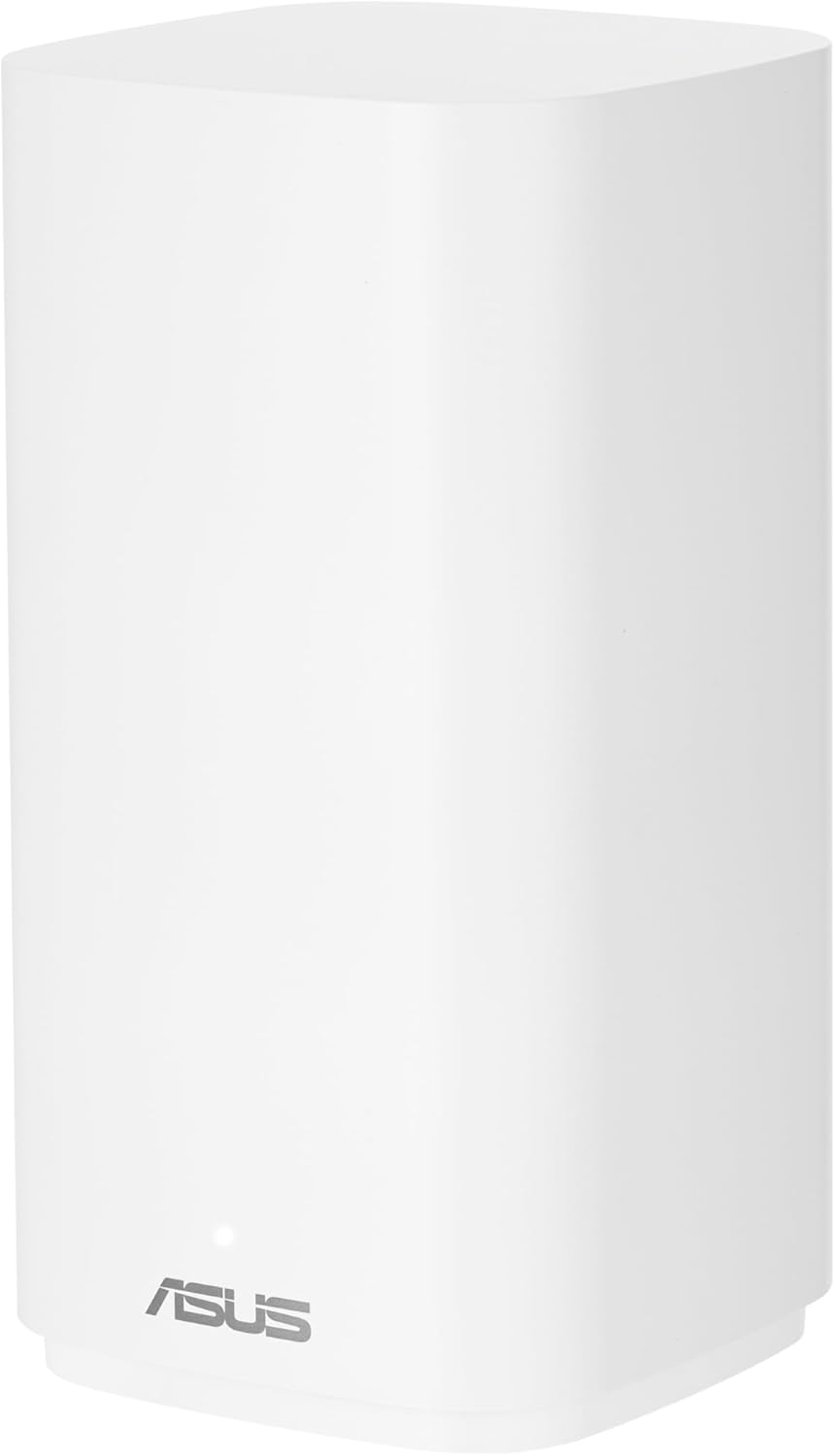 ASUS ZenWiFi BD5 Outdoor Dual-Band WiFi 7 Mesh, 5000 Mbps, Coverage up to 15,000 sq. ft. Outdoors(1pk), Dual 2.5G Ports, IP65, PoE+AC Powered, Wall and Pole Mount, VPNs