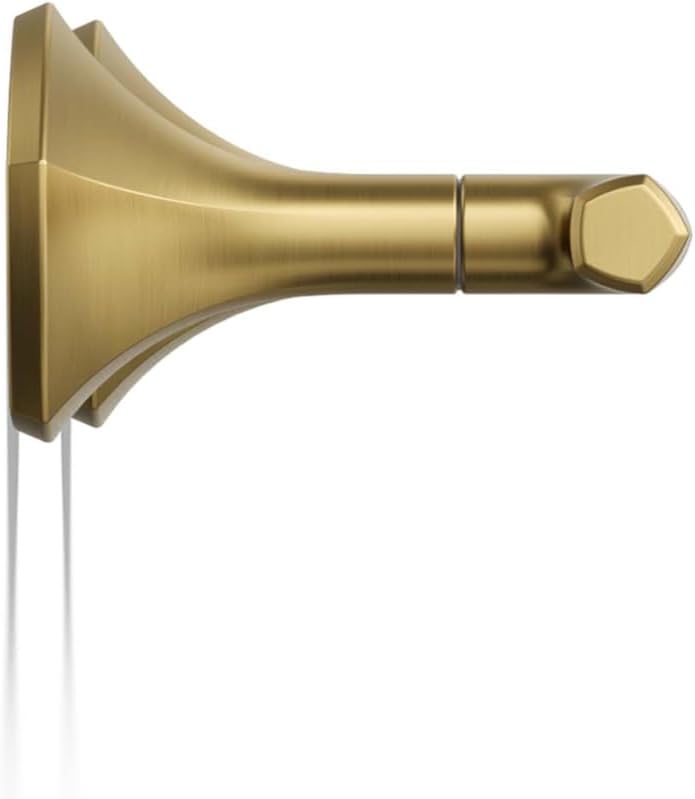 KOHLER T27013-4-2MB Occasion Wall-Mount Bathroom Sink Faucet Lever Handle Trim in Vibrant Brushed Moderne Brass