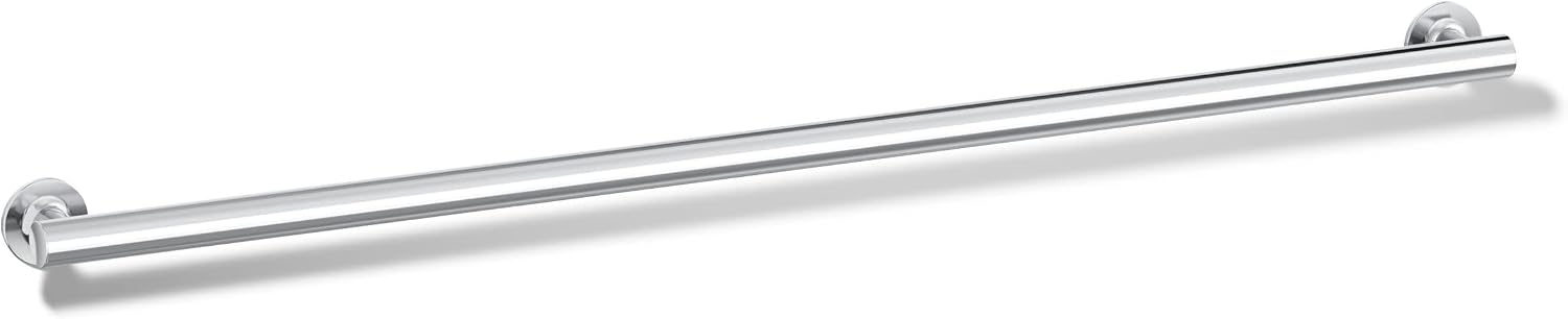 KOHLER 11896-S Purist 42' Grab Bar for Bathtubs and Showers, Wall-Mount Grab Bars for Bathroom, Polished Stainless