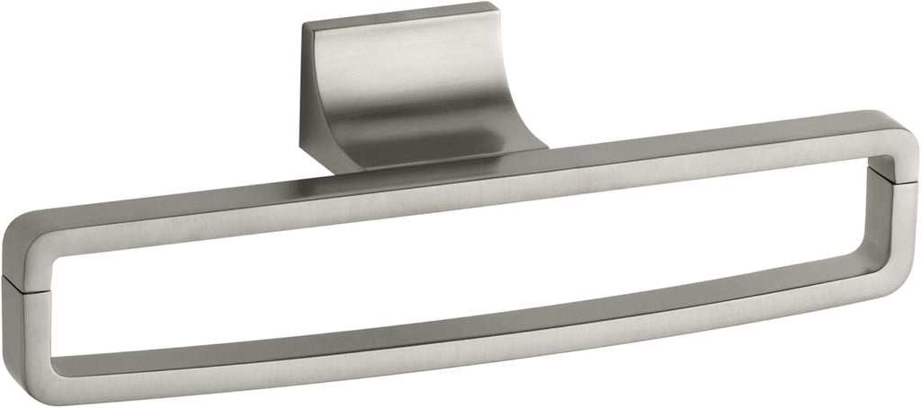 Kohler K-11587-BN Loure Towel Ring Vibrant Brushed Nickel