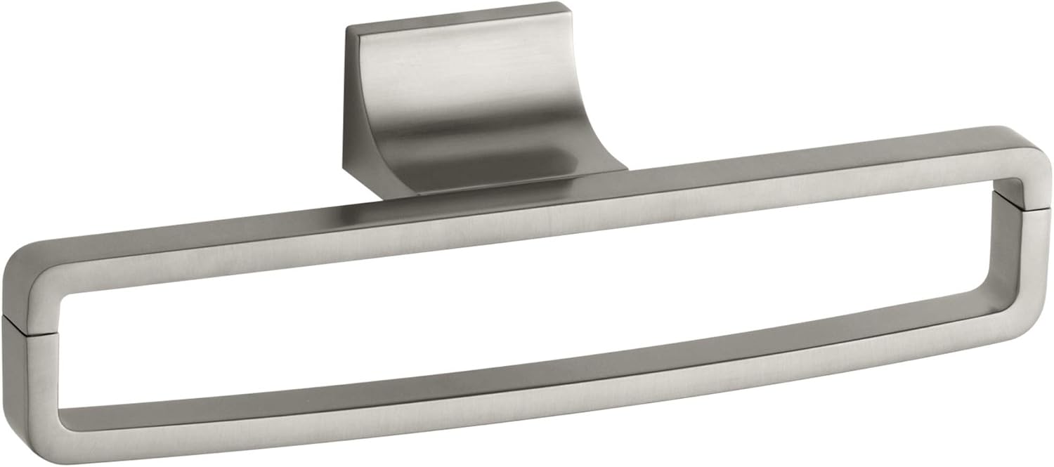 Kohler K-11587-BN Loure Towel Ring Vibrant Brushed Nickel