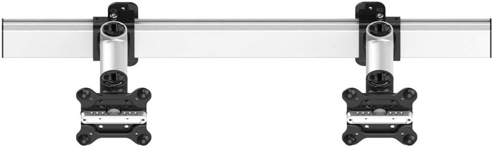 Dual Monitor Wall Mount for Apple Quick Release Single Arms